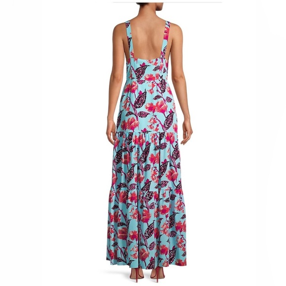 🌸 A.L.C. Rae Floral Dress 100% silk - Picture 4 of 11